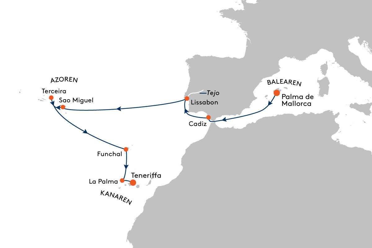 Kreuzfahrt Von Mallorca Nach Teneriffa Mit Ms Europa 2 Eux2125 Hapag Lloyd Cruises