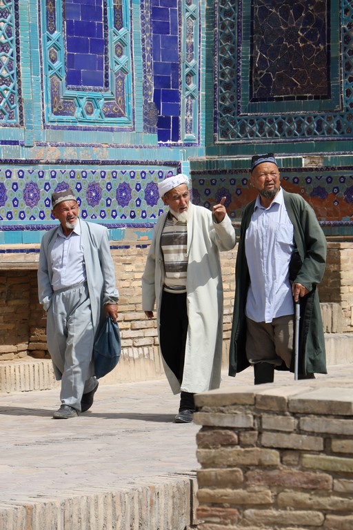 Samarkand, Besuch in der Gräberstadt Shah-i-Zinde